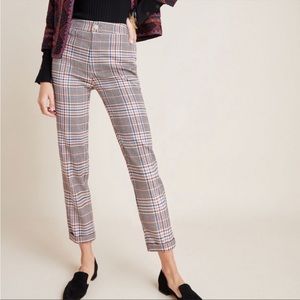 Anthropologie Malcolm Plaid Pants size 4